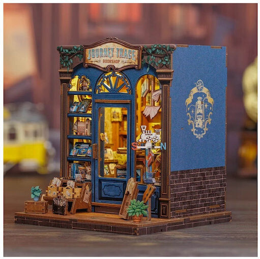 Cutebee Wooden Construction Toy Bookstore