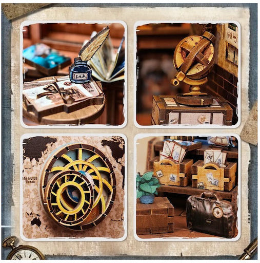 Cutebee Wooden Construction Toy Bookstore