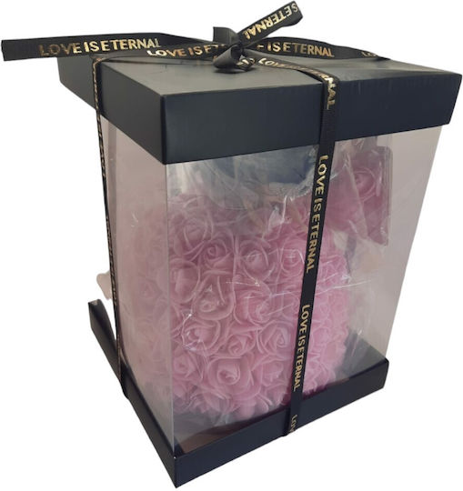 Flower Doll Pink Foam Roses Gift
