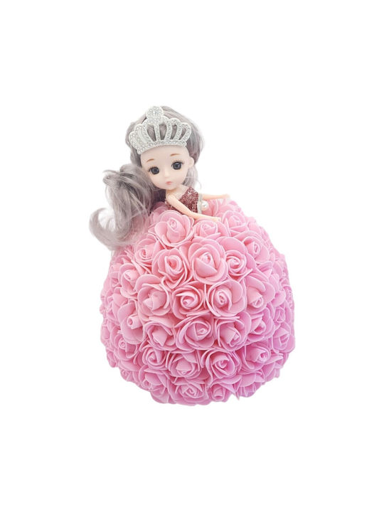 Blumenpuppe Rosa Schaumrosen Geschenk