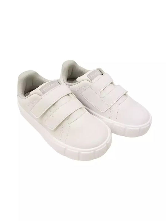 Kids Sneakers with Scratch White