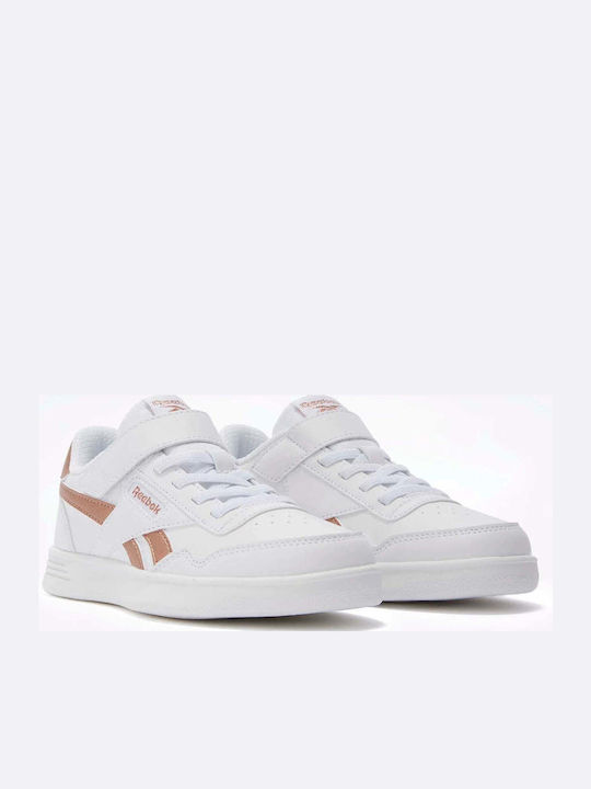 Court Παιδικά Sneakers με Σκρατς Λευκά