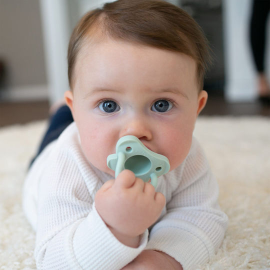Dr. Brown's Happy Paci Pacifiers Silicone Pink Mint for 0+ months 2pcs