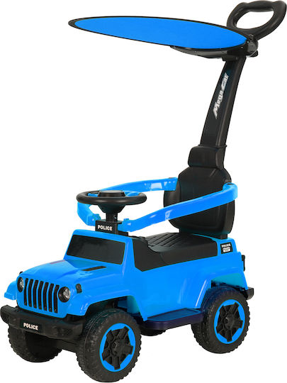 Homeone Baby Walker Car Ride On with Handlebar for 12++ Months Blue