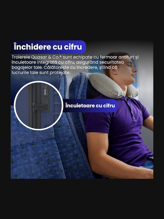 Quasar Βαλίτσες Navy Blue