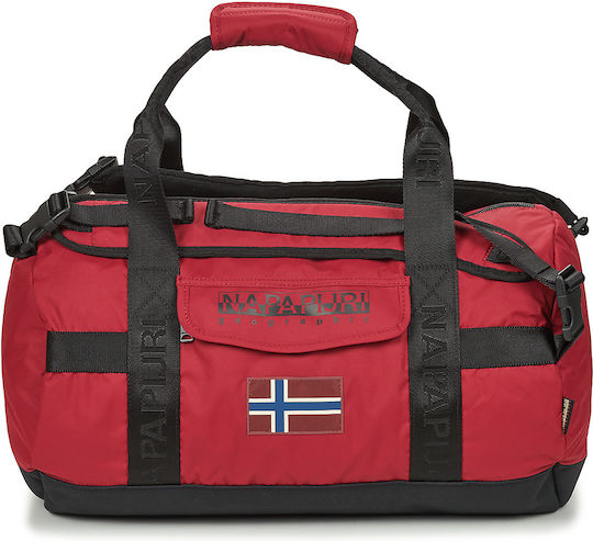 Napapijri Bering Sack Voyage Burgundy Fabric