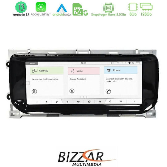 Bizzar Auto-Audiosystem für Land Rover Range Rover Sport 2013-2016 (Bluetooth/USB/WiFi/GPS/Apple-Carplay/Android-Auto/Notenblätter) mit Touchscreen 10.25"