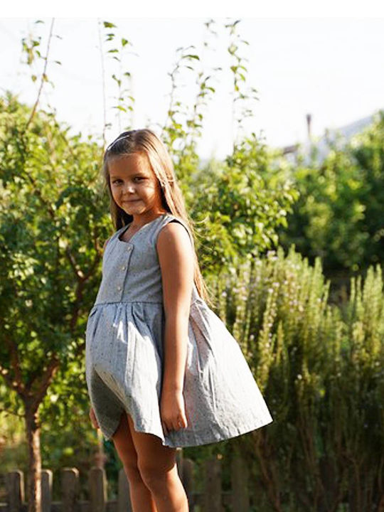 Kinderkleid Ärmellos Gray