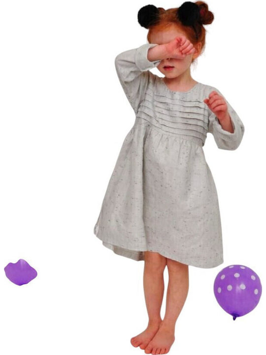 Rochie pentru Copii Mânecă lungă Gray