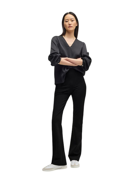 Dama Tesatura Pantaloni Black