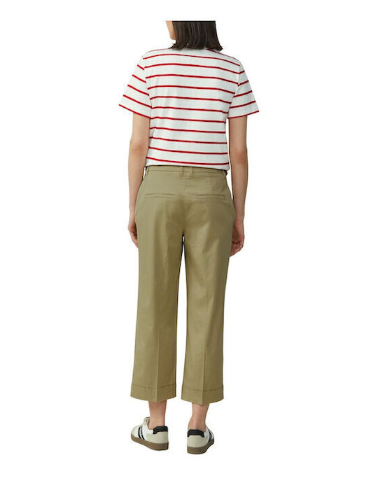Women's Fabric Trousers Beige