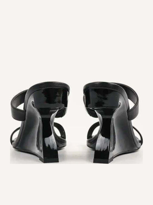 Fabric Sandals Black