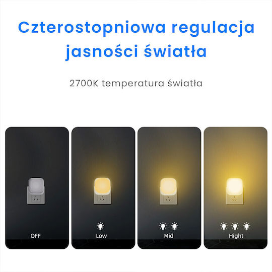 Eko Light LED Lumină de noapte 1buc