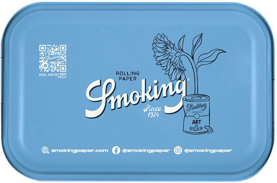 Smoking Rolling Tray 18cm Blue