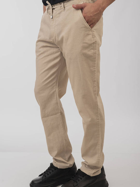Παντελόνι Chino σε Loose Εφαρμογή Μπεζ
