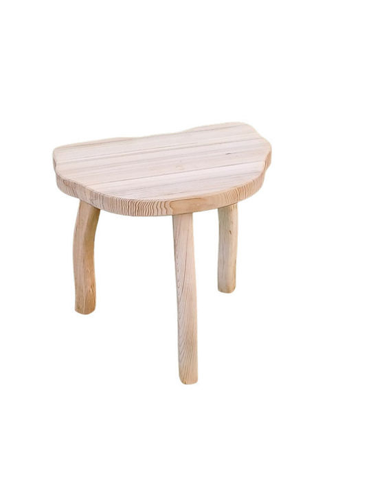 Hölzernes Gartenhocker Außenbereich Beige 27x38x35cm