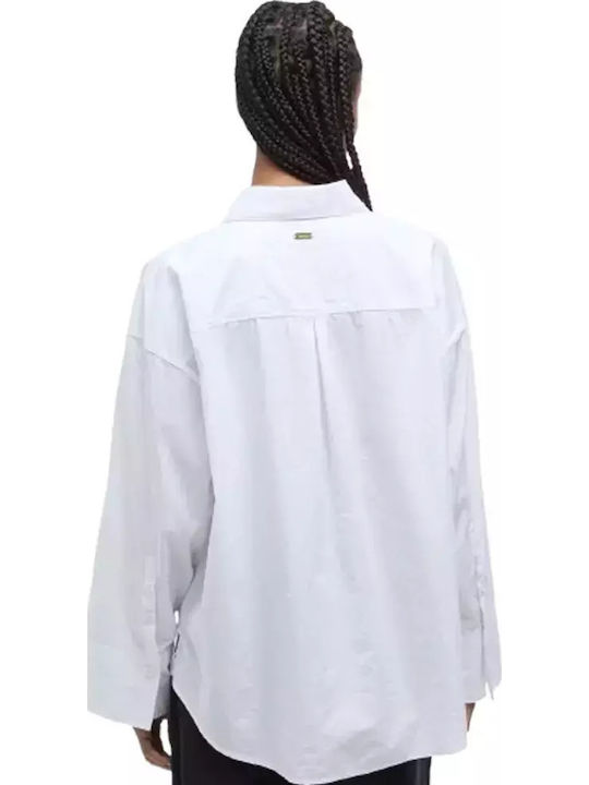 Barbour Angela Cămașă De Damă Albă Barbour Angela Cămașă De Damă Albă