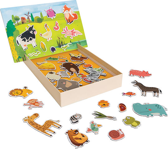 HappiHobbi Magnetic Construction Toy Animals for Children 3+ Years