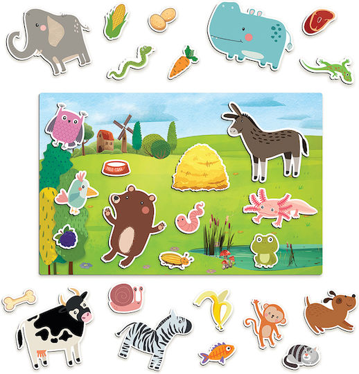 HappiHobbi Magnetic Construction Toy Animals for Children 3+ Years