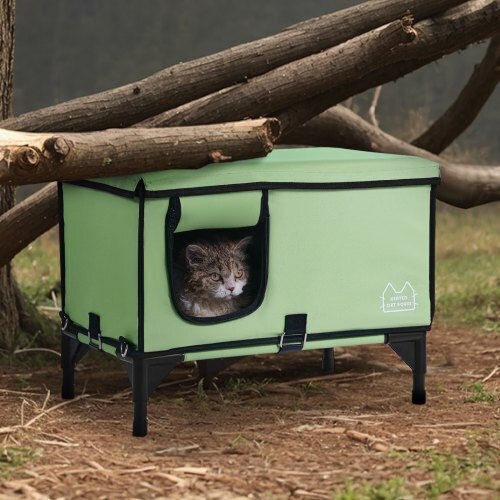 Vevor Kopfkissen Katze Grün