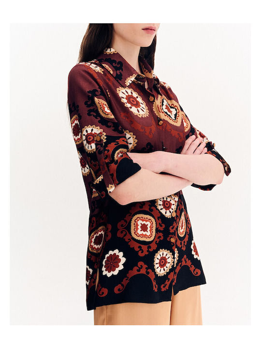 Women's Long Sleeve Shirt Brown