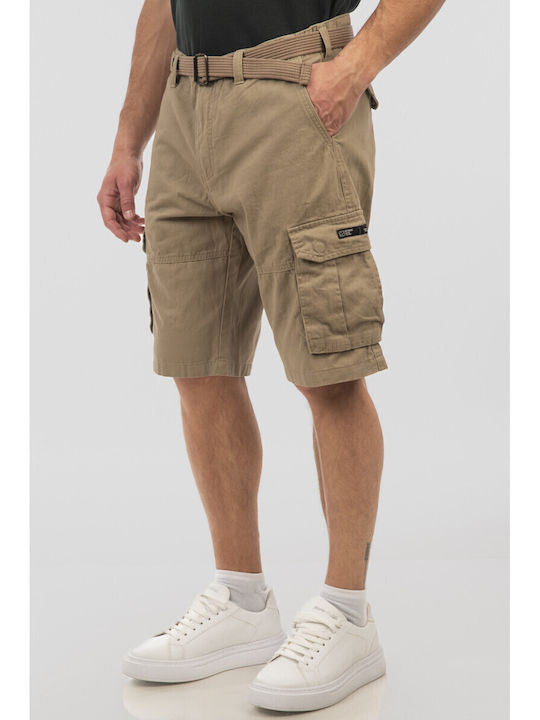 Herrenshorts Cargo Brass Beige