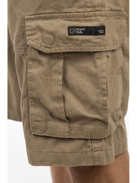 Herrenshorts Cargo Brass Beige