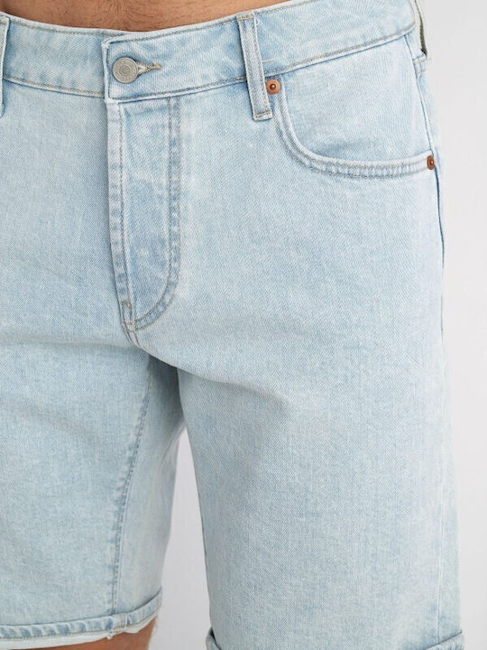 Paolo Men's Shorts Jeans Light Blue