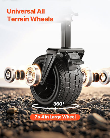 Foldable Garden Cart Four-wheel 300lt