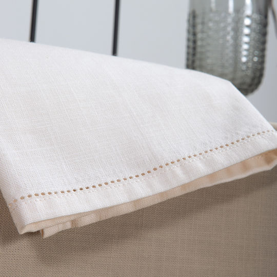 Nef-Nef Homeware Tablecloth Cotton Steady Ecru 150x180cm