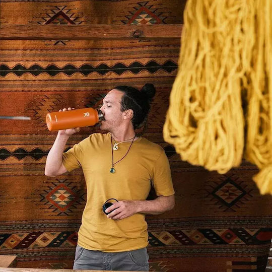 Hydro Flask Wide Mouth Μπουκάλι Θερμός Ανοξείδωτο BPA Free 1.2lt Reef