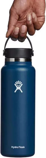 Hydro Flask Wide Mouth Μπουκάλι Θερμός Ανοξείδωτο BPA Free 1.2lt Reef