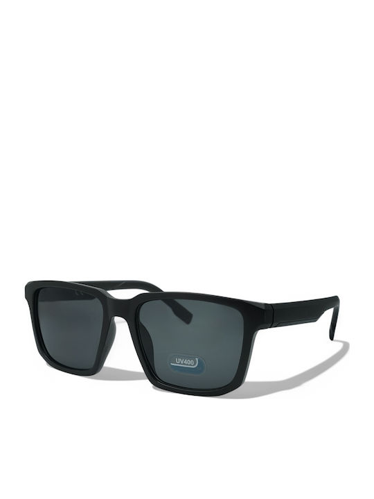 Optosquad Sunglasses Μαύρα with Acetate Frame & Black Lens Optosquad Sunglasses Μαύρα with Acetate Frame & Black Lens