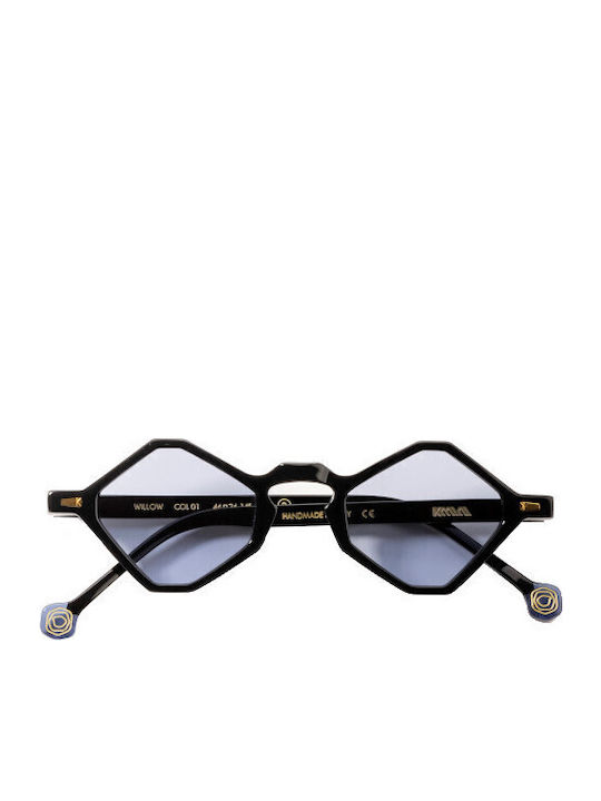 Kyme Sunglasses Μαύρα with Metal Frame & Black Lens Kyme Sunglasses Μαύρα with Metal Frame & Black Lens