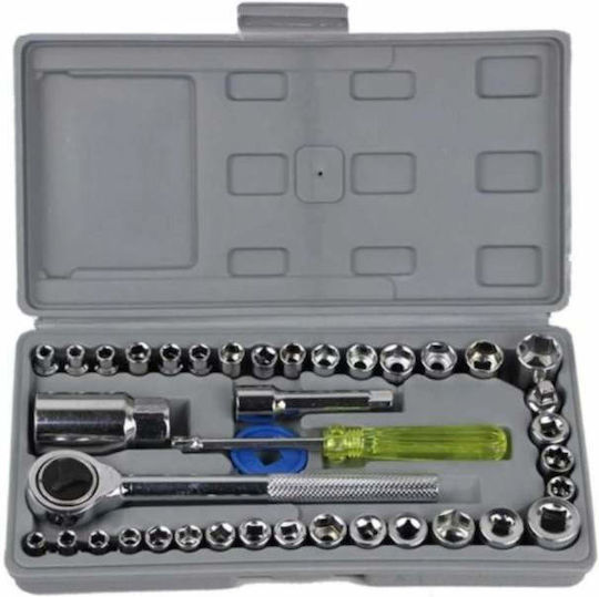Ratschen- & Steckschlüssel-Sets 40Stück