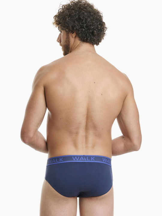 Herren Slips Dark Blue - Royal Blue 2Packung
