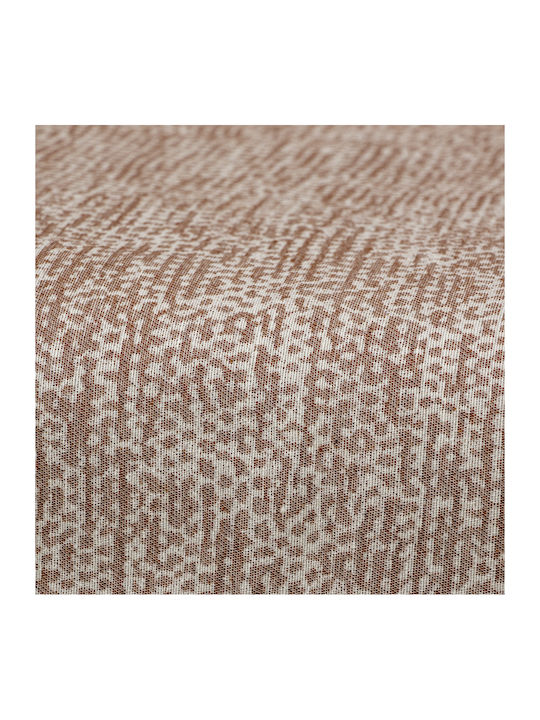 Lino Home Saphire Three-Seater Sofa Throw 2 Sides 180x300cm Terracotta