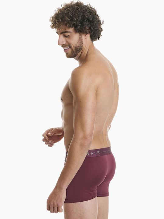 Men's Boxers Burgundy/Khaki 2Pack