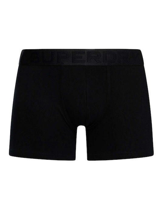 Superdry D2 Sdna Boxer Triple Pack Slipi bărbătești 3Pachet Negru