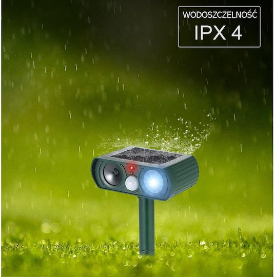 Verk Group Ultrasonic Repellent Device Cats / Rodents Solar