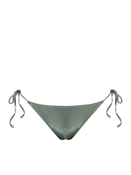 Bikini Inferioare Slip Verde Căpșună