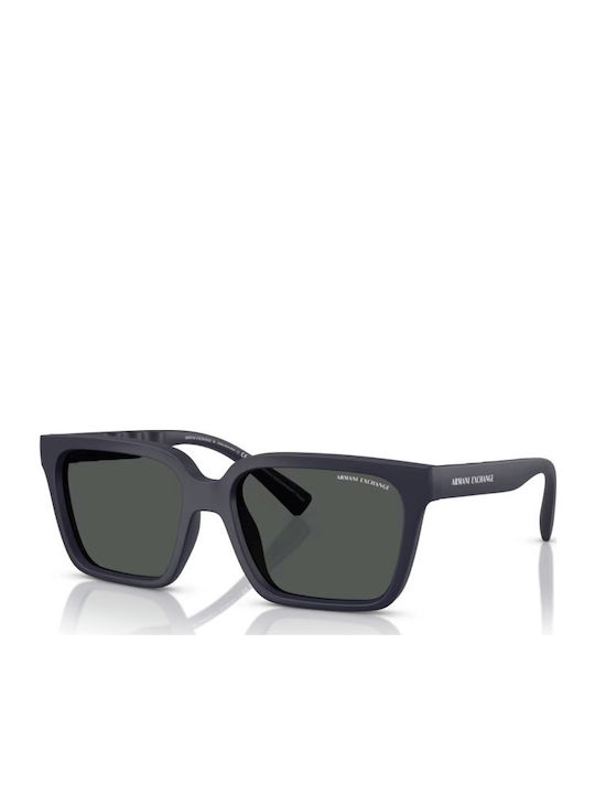Armani Exchange Ανδρικά Γυαλιά Ηλίου με Μαύρο Κοκκάλινο Σκελετό και Γκρι Φακό AX4147S 610587