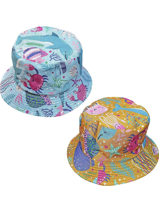 Summertiempo Παιδικό Καπέλο Bucket Διπλής Όψης Πολύχρωμο