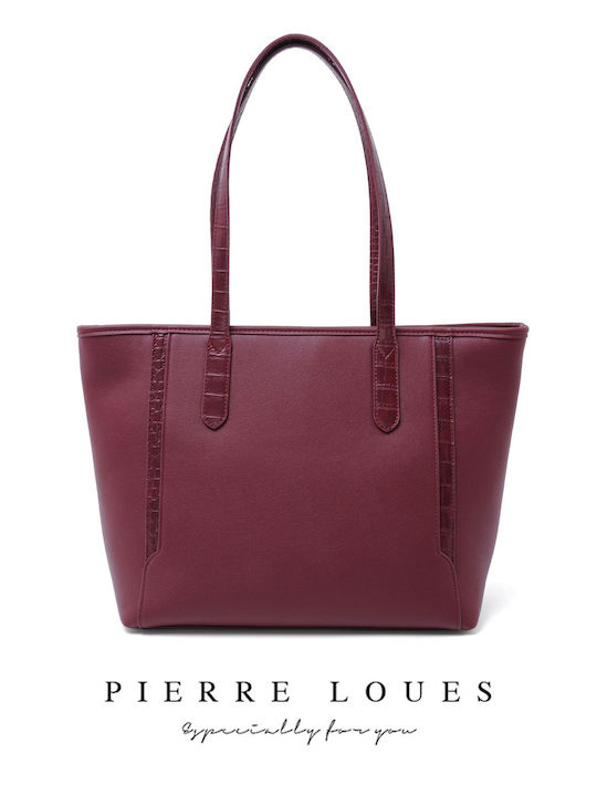 Women's Bag Shopper Backpack Burgundy