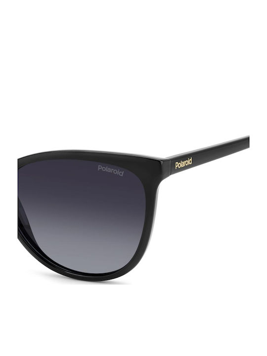 Polaroid Γυναικεία Γυαλιά Ηλίου με Μαύρο Κοκκάλινο Σκελετό και Γκρι Ντεγκραντέ Polarized Φακό PLD4179/S 807/WJ