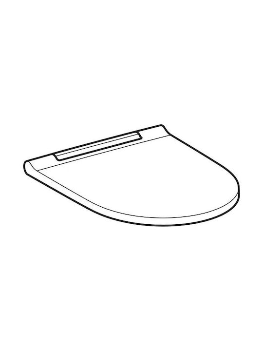 Geberit Capac WC Plastic Alb