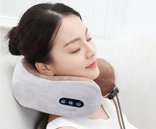 Verk Group Μαξιλαράκι Ταξιδίου Memory Foam Μπεζ