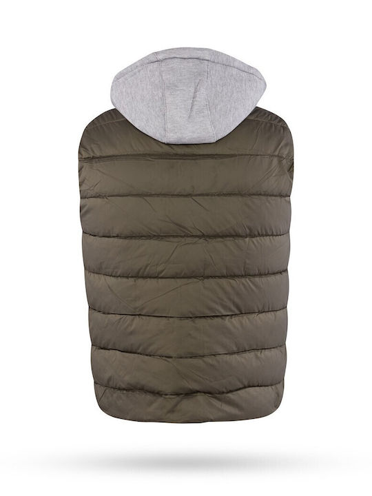 Ärmellos Jacke Khaki