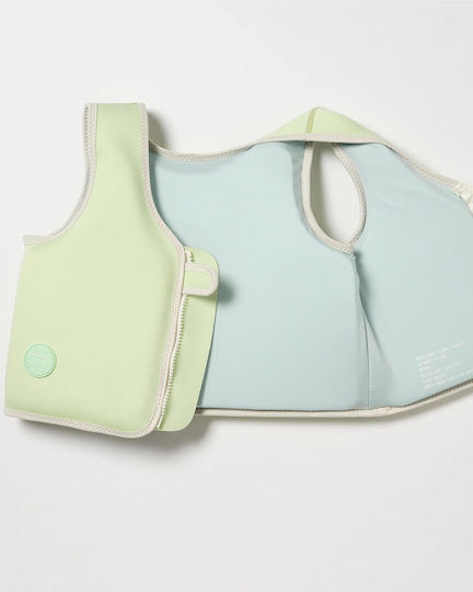 Παιδικό Φουσκωτό Γιλέκο Θαλάσσης Sunnylife Swim 3-6 Shred Turtle Aqua Blue 9339296069950