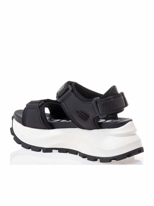 Manhatten Women's Flat Sandals in Black Color
